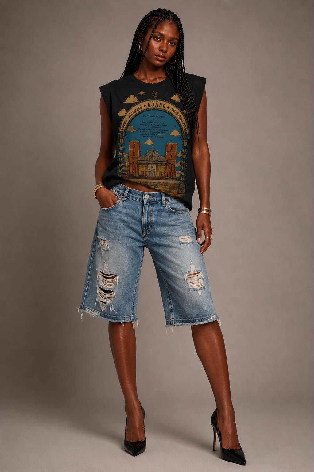 T-shirt Porto-Novo BLACK