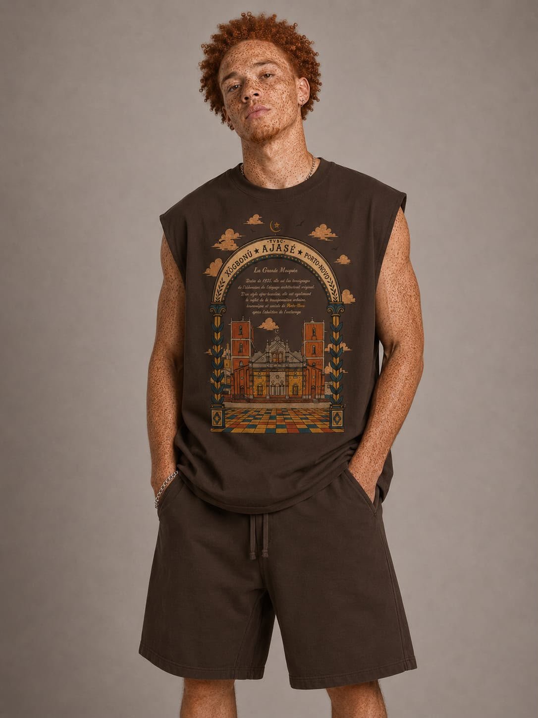 T-shirt Porto-Novo BROWN